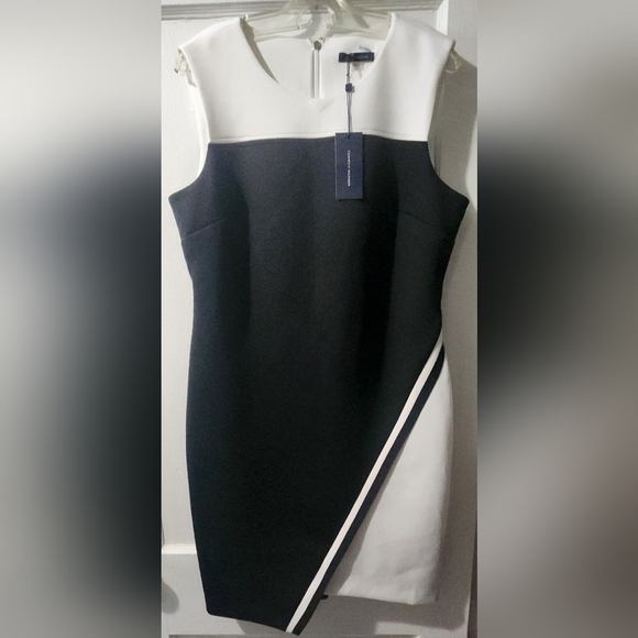 Tommy Hilfiger Dresses & Skirts - Tommy Hilfiger Black and White Asymmetrical Dress